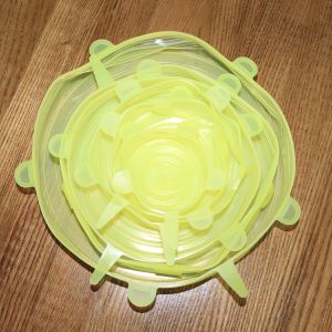 BỘ 6 NẮP ĐẬY THỰC PHẨM SILICONE - Màng Bọc Thực Phẩm Silicon Che Thức Ăn Hoa Quả - LAZYL