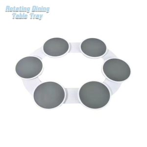 rotating dining table tray 8 plates for Dining Table Tabletop Easy to assemble 360° rotation Versatile Suitable for Kitchen Restaurant and Home
