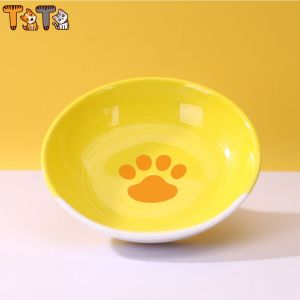 Ti Ti Ceramic Cat Bowl For Food Ceramic Dog Bowl For Dog Feeder For Cat Accessories Dog Supplies