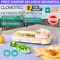 CLOVERTEC Multicooker GRILL HOTPOT FRY 3in1 CHG-5624. 