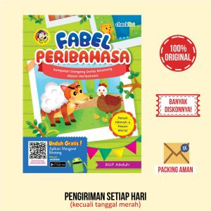 Buku Dongeng Anak Bergambar Fabel Peribahasa (Full Color)