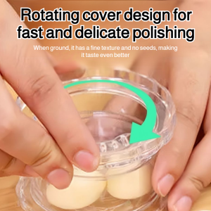 Garlic Grinding Pan One Flush and Its Clean Garlic Muddler Double Rows of Blunt Bits Mud in a Second