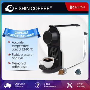 FISHIN COFFEE 2-In-1 Capsule Coffee Machine Durable Stable Pressure Of 20Bar Memory Of Coffee Taste FK22