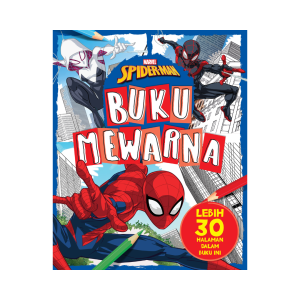 Spiderman Marvel Buku Mewarna Untuk Kanak Kanak Dengan Halaman Menarik