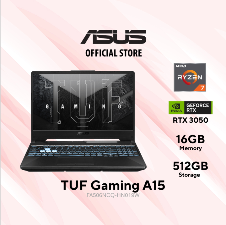 2026 ASUS TUF Gaming A15 FA506NCQ HN019W 15 6 Gaming Laptop AMD Ryzen 720x720q80 