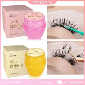 Grafting Eyelash Extension Makeup Remover Glue 5g Low irritating Plant Adhesive Gel Remover Eye Lashes Make Up Remover Cream