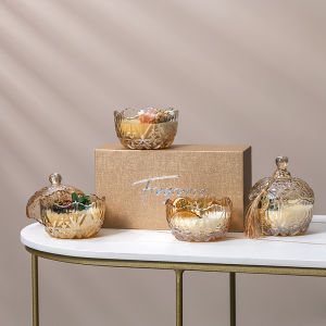 Nến thơm Citta kèm hộp quà tặng túi quà cốc thủy tinh sang trọng lấp lánh