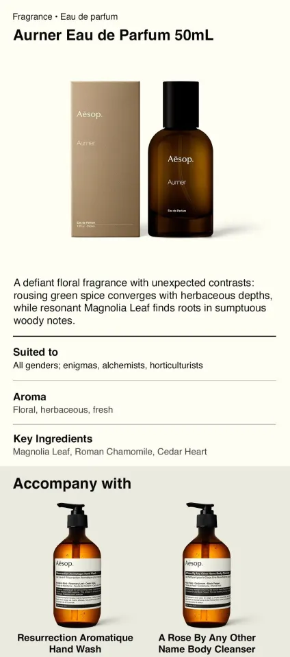 Aesop Aurner Eau de Parfum 50mL | Lazada Singapore