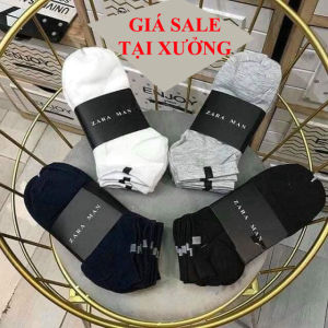 Combo 5 Đôi Tất Nam Vớ Nam Nữ ZARA Cổ Ngắn Chất Liệu Co Giãn Mềm Thoáng Khí Chống Hôi Chân Tốt Giá Ưu Đãi Tại Xưởng