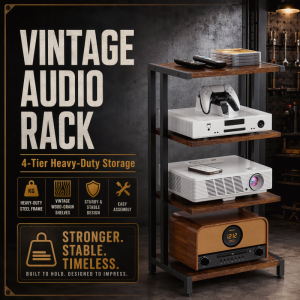 Solid Wood Layer Board Audio Amplifier Rack Valve Machine Support CD Decoder Speaker Cabinet Class a Living Room Sound Stand