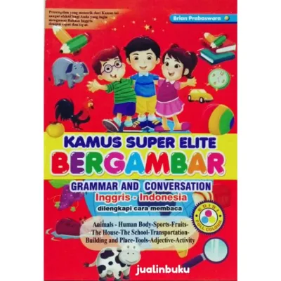Kamus Super Elite Bergambar Inggris Indonesia Ukuran A5 HVS Full Color (BI)