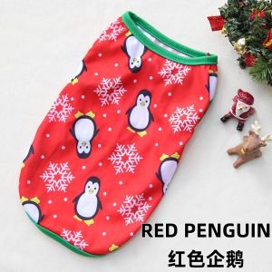 Small Medium-Sized Dog Sweatshirts Christmas Pet Two-Legged Thin Dog Clothes Baju Kristmas Kuching Anjing 中小型宠物圣诞节衣服