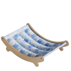 OUTOPEN Waterproof Pet Recliner Detachable Moisture-proof Pet Cooling Mat Cooling Cat Lounger Cartoon Pattern Pet Rocking Chair Room