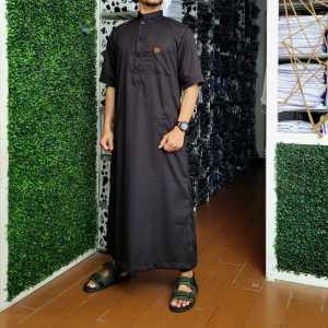 gamis pria polos jubah pria lengan pendek