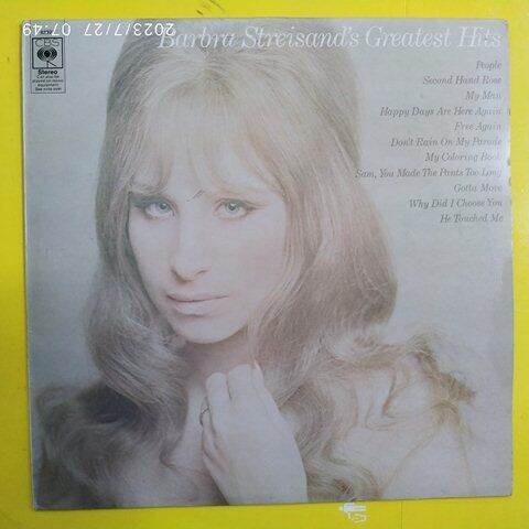 Barbra Streisand Greatest Hits (This is Original pressing from 1970 NOT ...