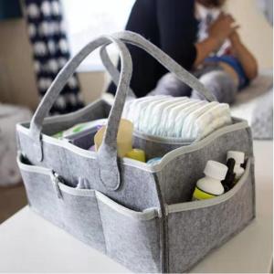 Baby Diaper Caddy Organizer Portable Holder Bag for Changing Table and Car Nursery Essentials Storage bins
