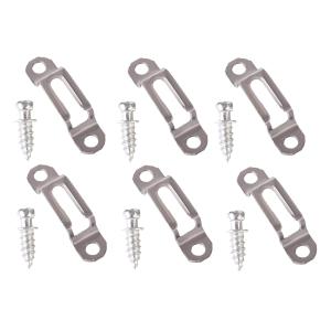 Feelife Invisible Cabinet Connectors Woodworking Metal Cupboard Hinges Assembly Furniture Connecting Bracket Recessed Screw Fastener
