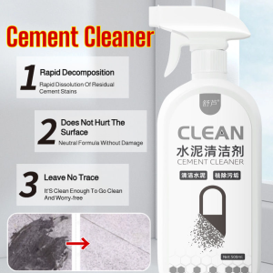 Cement Cleaner Cement Remover Tiles Cleaner Stain Remover Cement Stain Remover No Damage Fast Removes Stubborn Cement