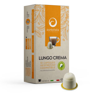 Punto Italia Espresso - LUNGO CREMA (Nespresso Compatible) - 10Capsules/Box