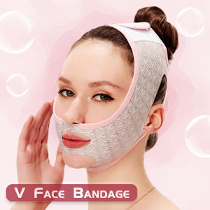 【TERSEDIA & COD】 1 Buah Masker Tidur Pembentuk Wajah Cantik Merah Muda V Line Masker Pembentuk Pengangkat Pengencang Tali Pelangsing Wajah Perban Tidur Tanpa Jejak Sangat Elastis Anti Kendur Dagu Ganda Alat Perawatan Kecantikan Kulit Anti Kerutan
