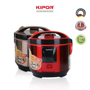Nồi cơm điện KIPOR KP-N1512 - 1.2L - Nồi cơ chống dính TEFLON 5 lớp lòng nồi dầy 3mm nặng 690G toả nhiệt đều cho 2-3 người ăn