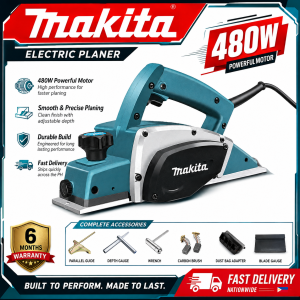 MAKITA Electric Planer 780W for Woodworking Wood Planning Machine 100% ✅ORIGINAL / AUTHENTIC✅ planers jointers plainer power tools wood Multi-Function Electric Planer Carpenter Woodworking