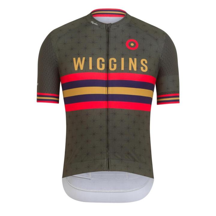 Wiggins Summer Short Sleeve MTB Cycling Jersey Rapha For Men Quick