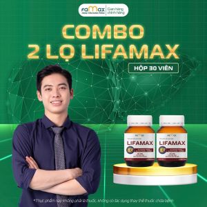 [Bảo Hành] Combo 2 hộp Bổ gan LIFAMAX 30 viên giúp giải độc mát gan phục hồi chức năng gan FAMAX