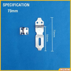 Nurm Safety Hasp Latch Lock Stainless Steel Cabinet/Door Latches with Screws