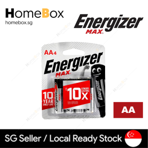 🪫 ENERGIZER 🇸🇬 AA/AAA/9V MAX BATTERY | Alkaline Batteries [Homebox]