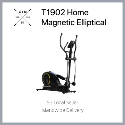T1902 Home Use Magnetic Elliptical Trainer Rear Drive Space-saving Instock