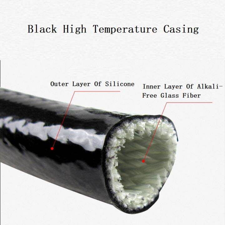 4-50mm Black Fireproof Pipe Silicone Rubber Fire Retardant Casing Pipe ...