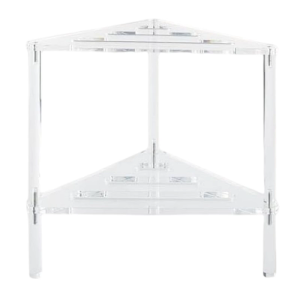 Elegant Indoor Acrylic Shower Seats With Storage Shelf High Portable Sturdy Without Slip Waterproof Designs Organizers