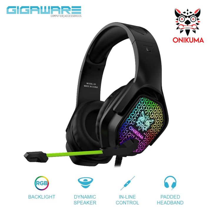 Onikuma X3 Gaming Headset with Mic and Noise Cancellation Gaming