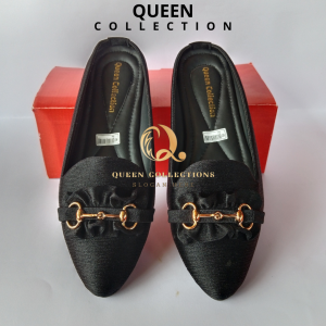 QUEEN - Slop slip-On sepatu wanita variasi AD 04