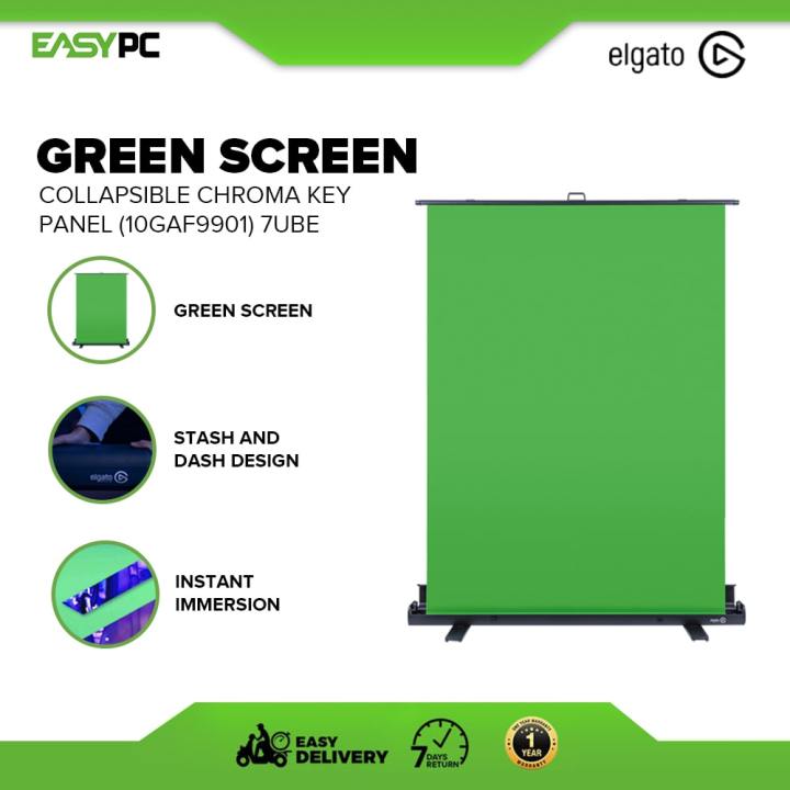 ELGATO エルガト 10GAF9901 [Green Screen] Elgato Retractable Green Screen (Chroma Green, 5 x 6') 10GAF9901