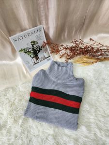 Ghaniyaclothing - Atasan Rajut Wanita Guci Turtleneck Kekinian