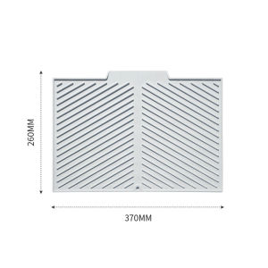 แผ่นซิลิโคนระบายน้ำ แผ่นซิลิโคนอเนกประสงค์ สําหรับครัวอ่างล้างจานรองแก้วชา แผ่นดูดซับน้ํา ทนทาน ฉนวนระบายน้ำ