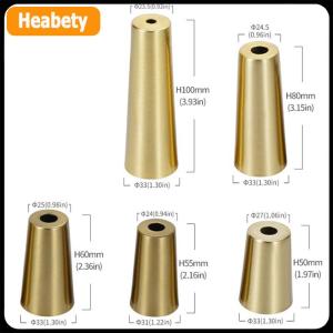 【2-3 days delivery】 Foot Solid Brushed Iron Table Chair Cylinder Cap Protect Decor Bottom Safe Pad