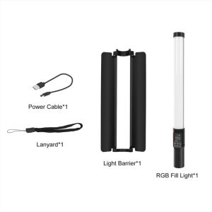 RGB Light Stick Wand With Tripod Stand Party Colorful LED Lamp Fill Light Handheld Flash Speedlight Photography Lighting