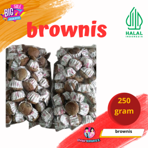 kueh Brownies mini Kering 250 gram