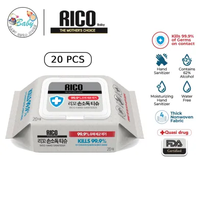 Rico Baby - Hand Sanitizer / Signature / Sensitive / Premium / Flushable / Recipe Wet Wipes Tissue by Coby Haus | Baby Hero Store