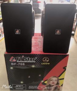 100% Actual Picture 2 in 1 Karaoke Speaker System Woofer Speaker & Super Bass Splashproof Videoke Speakers 1800 Watts