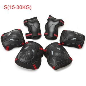 KUFUN 6 PCS/set Sports Cycling Roller Skates Skateboard Protective Gear Adults/kids Wrist Elbow Knee Protector protective equipment thickened protective device skateboard protector set balance bicycle kneepad