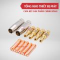 Bộ 11 phụ kiện đầu sung hàn máy hàn MIG gồm béc hàn/chụp hàn khớp nối. 