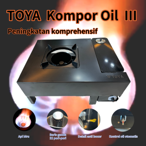 TOYA kompor oil minyak bekas III Kontrol oli otomatis Api biru Memperkuat Efisien