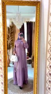 Zarifa Dress full ceruty babydoll original