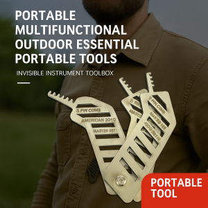 Outdoor Portable Tools Essential Multifunctional Portable Instruments Invisible Portable Tool Kit