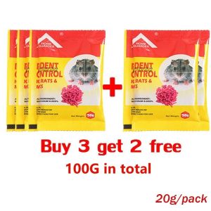 RATAX Fast-Acting Rat Bait - 100% Effective Mouse Killer Powder for Pesticide-Free Pest Control