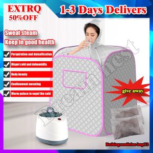 1200W 2.5L Portable foldable sauna box Sauna tent vacuum facial steamer care Body steamer sauna steam bath Anti-Bacterial Skin Care